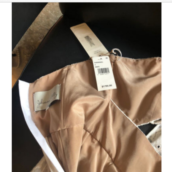 Alas De Angel Strapless Bustier Eyelet Lace Dress - Picture 5 of 7